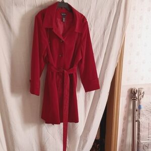 Hooded Trench Coat 2X